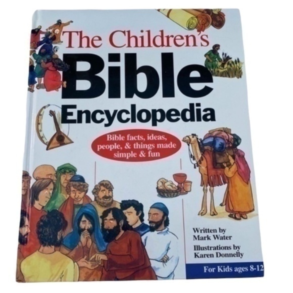 The Children's Bible Encyclopedia Illustration Book Hardcover Simple and Fun
